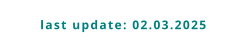 last update: 02.03.2025