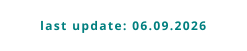 last update: 06.09.2026